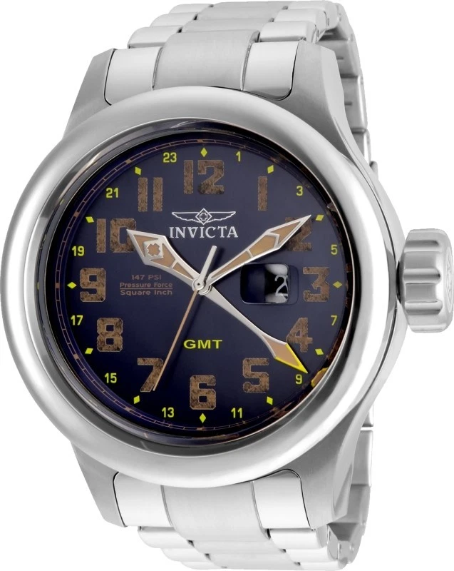 INVICTA PRE-OWNED RUSSIAN DIVER WATCH 20227 53.5MM 515.24 QUARTZ 3 YEAR WARRANTY - image 1 of 4
