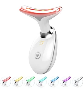 Face And Neck Massager Tool, 7 in 1 Red Light TherapyWand For Skin Care-White - Picture 1 of 6