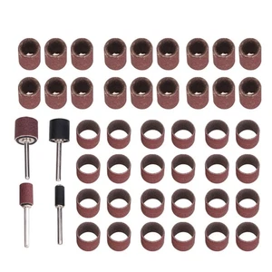 64 Pcs Sandpaper Grinding Polishing Tool for Pet Manicure Nails - Picture 1 of 11