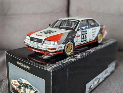 Minichamps Audi V8 Quattro DTM 1990 1/18 team SMS #44 Stuck Autoart Kyosho Spark - Photo 1/4