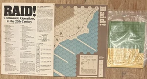 Simulations Publications SPI War Game 1977 RAID! Commando Operations - Picture 1 of 3