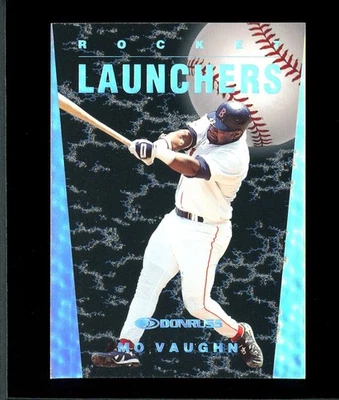 Donruss Rocket Launchers #5 Mo Vaughn 0380/5000 1997 como nuevo Foto 1 de 2