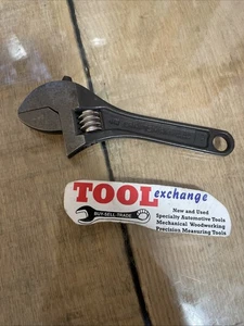 Vintage Craftsman 4" (100mm) Adjustable Wrench # 9 4450 W F USA Large Head Rare! - Picture 1 of 5