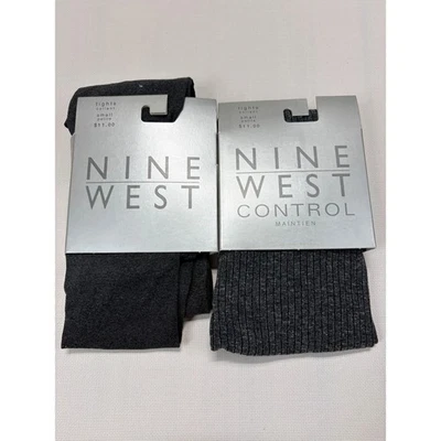 Paquete de mallas para mujer Nine West - Top de control de carbón y clásicas pequeñas - Nuevas con etiquetas Foto 1 de 4