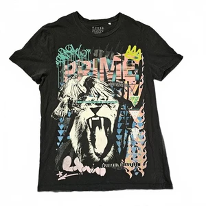Guess Los Angeles T-Shirt Adult Medium Cotton Prime Lion Streetwear Graphic Tee - Picture 1 of 6