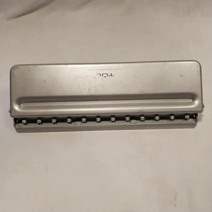 Perforadora de orificios encuadernada en disco TUL sistema de toma de notas personalizado 12 orificios - usada sin bandeja inferior - Imagen 1 de 6