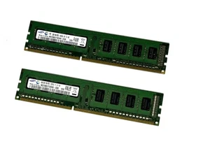 Samsung Arbeitsspeicher RAM 4GB (2x2GB) PC3-12800U DDR3-1600MHz M378B5773CH0-CK0 - Bild 1 von 3