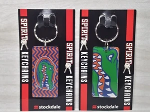 Florida Gators Keychain Set - 2 Piece Officially Licensed Keychains - Picture 1 of 3
