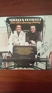 LP Wilburn Brothers That She's Leaving Feeling DECCA Records DL75291 Autograph - Picture 1 of 6