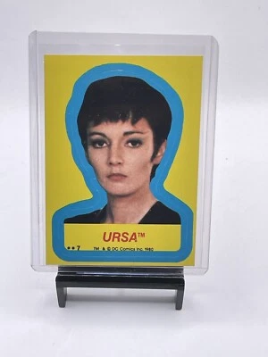 1980 Topps Superman II Puzzle Stickers URSA #7 - Image 1 of 4