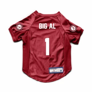ALABAMA MAREA CARMESÍ PERRO GATO LUJO JERSEY ELÁSTICO XS PEQUEÑO MEDIANO GRANDE XL GRANDE - Imagen 1 de 8