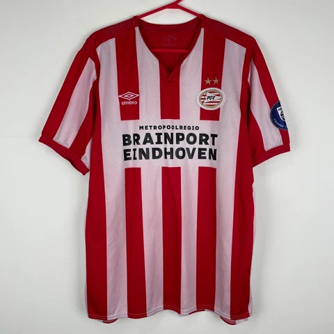 PSV Eindhoven 2018-2019 Home Football Shirt Soccer Jersey Umbro Trikot sz L-XL Cover