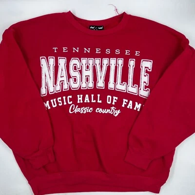 Charlotte Russe Mujer Nashville Talla S Salón de la Fama de la Música Sudadera Pullover Foto 1 de 4