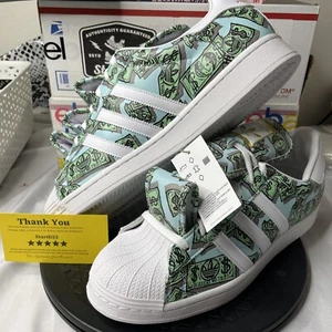 Adidas Jeremy Scott Money Superstar Shoes men size 12 US New HP6596 - Picture 1 of 12