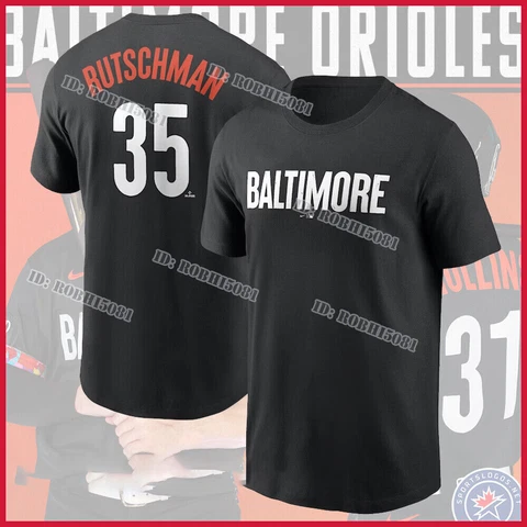 NEW! Adley Rutschman  Baltimore Orioles 2023 City Connect Player T Shirt for Cover