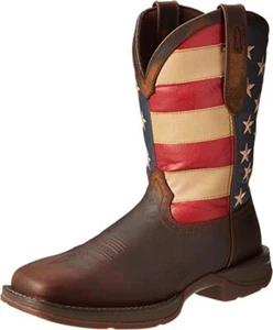 Durango Men's Rebel Patriotic Pull-On Western Boot -5554 - Picture 1 of 5
