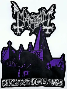 MAYHEM DE MYSTERIIS DOM SATHANAS BESTICKTER BACKPATCH - Bild 1 von 2