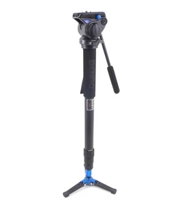 Benro Monopod Tripod with S4 Video Head Model A48TBS4 - Picture 1 of 8