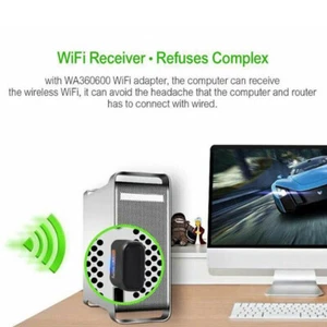 150Mbps Wireless USB Ethernet PC WiFi AC Adapter Lan 802.11 Dual Band 2.4G / -mx - Picture 1 of 12
