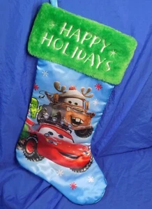 Medias de Navidad Disney Pixar CARS Lightning McQueen & Tow Mater - Imagen 1 de 4
