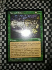 Natural Balance ~ Mirage NM  MTG Rare