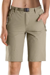 Women's Hiking Cargo Shorts UPF 50+ Outdoor Quick Dry Nylon Size 6 FREE SOLDIER - Picture 1 of 12