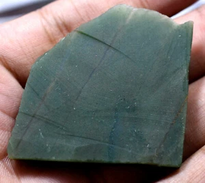 Untreated 114.00 Ct Natural African Jade/Jadeite Fantastic Green AAA+ Slab !!! - Picture 1 of 5