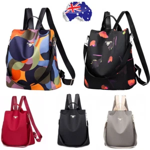 Oxford Backpack Women Anti-theft Waterproof Shoulder Tote Bags Travel Rucksack - Picture 1 of 14