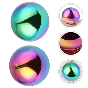 2 piezas bolas de acero inoxidable esfera de bola bolas de observación jardín exterior globo - Imagen 1 de 12