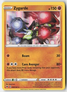 Pokemon - Zygarde Holo Rare SWSH04: Vivid Voltage 093/185 LP - Picture 1 of 2