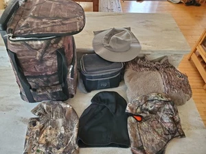 LOT RealTree Huntworth Camo Face Mask Hunting Mossy Oak Two Coolers Swiss Tech + - Picture 1 of 24