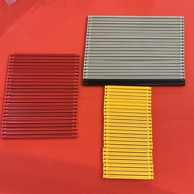 LOTE 74 K’NEX Varillas Surtido Repuestos 26 Amarillo 25 Rojo 2 Negro 21 Gris Foto 1 de 4