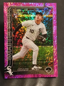 2025 Topps Update #US337 Chase Meidroth (RC)✨SP-Pink Sandglitter Holo✨White Sox  - Bild 1 von 3