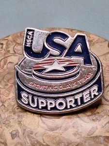 N.S.C.A. USA SPORTING CLAYS TEAM SUPPORTER LAPEL PIN - Picture 1 of 3