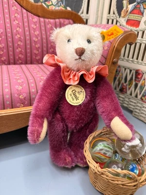 Steiff 006401 Classic Teddybär Dolly Replica 1913 22 cm Mohair - Bild 1 von 4