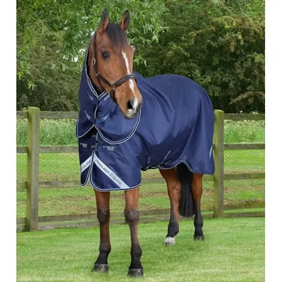 Premier Equine Stratus 600D Series 100g 6'9 Turnout Rug With Neck Cover in Navy - Image 1 of 4