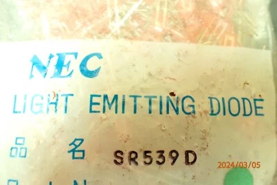 NEC SR539D (X50) Red LED Through Hole Unit - UK Stock Available - Image 1 of 3