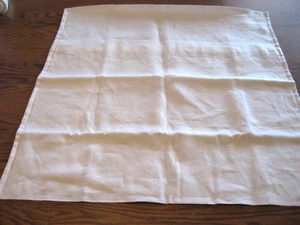 1 IKEA 'AINA' 100% lINEN Euro Pillow Sham w/ 4 Covered Button Closure - 26"x 26" - Picture 1 of 4