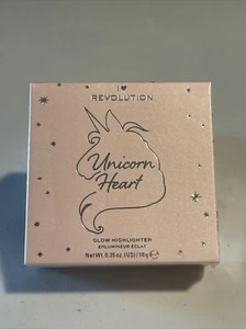 I Heart Revolution Unicorn Heart Glow Face Highlighter New In Box - Picture 1 of 2