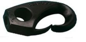 Clip de cable de choque 1/4" negro nailon - Imagen 1 de 1