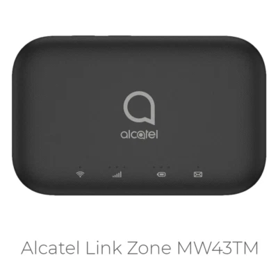 Punto de acceso Wi-Fi móvil Alcatel LINKZONE 2 (MW43) 4G LTE - negro (desbloqueado) Foto 1 de 2