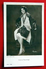 CLAIRE ROMMER LEGGY 1920’ RARE VINTAGE POSTCARD PHOTO ROSS 1933/1