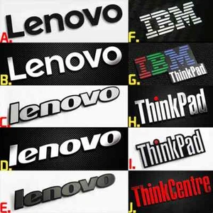 IBM Thinkpad Lenovo Metal Logo Sticker For Laptop Tablet PC Computer DeskTop - Picture 1 of 17