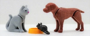 HUND - KATZE - MAUS :) PLAYMOBIL zu Bauernhof Tiere Napf Zoo Tierpark Farm 2164 - Picture 1 of 1