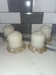 Vintage Glass Shades X4  - Picture 1 of 6