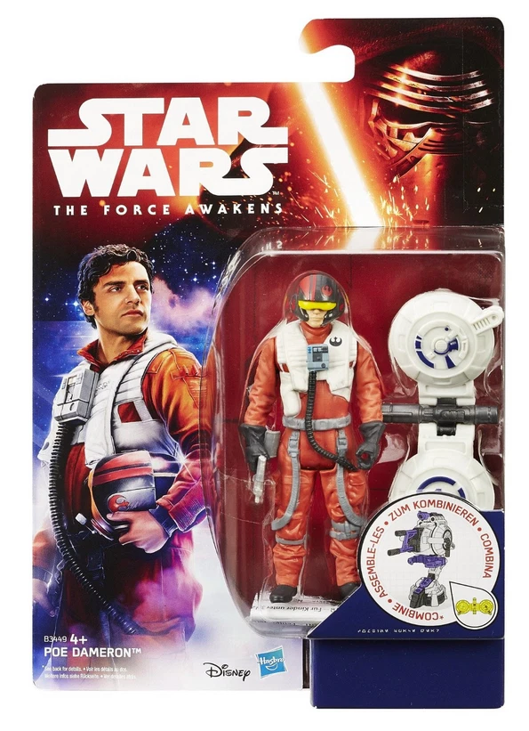 Star Wars Force Awakens Poe Dameron 3.75 Inch Action Figure - image 1 of 1