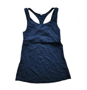 Lululemon Twist Around Racerback Tank Black Two In One Built In Bra Size 4 - Picture 1 of 6