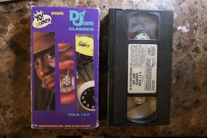 Def Jam Classics Vols. I & II Yo! MTV Raps VHS  RARE OOP - Picture 1 of 2