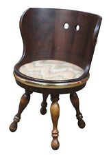 Rustic Vintage Firkin Sugar Bucket Barrel Back Childs Chair Hickory Nautical 18"