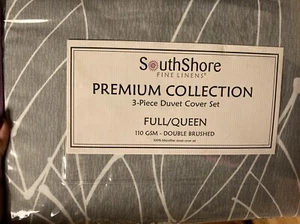 Full Queen 3 -Pc Duvet Cover Premium Collection Set SouthShore Fine Linens NEW - Picture 1 of 6